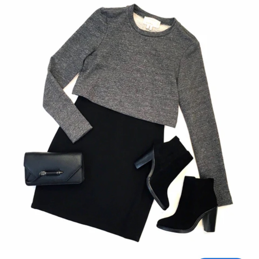 Nicole Miller Atelier black and Light Gray dress size 4